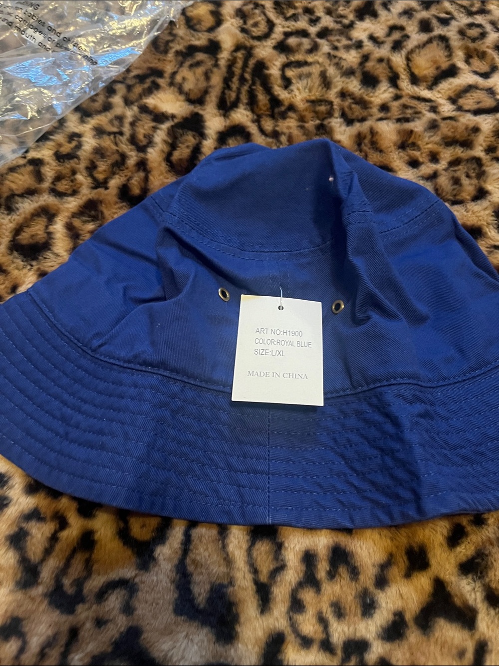 Unbranded Royal Blue Bucket Hat for Men